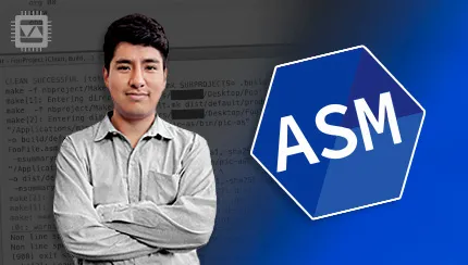 Imagen del curso de Programación de Microcontroladores PIC en el nuevo Assembler PIC ASS XC8